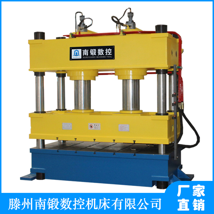 廠家促銷(xiāo)315噸雙缸油壓機(jī)四柱彩石金屬瓦成型機(jī)